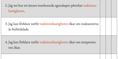 Vad kan du om kemisk jämvikt?