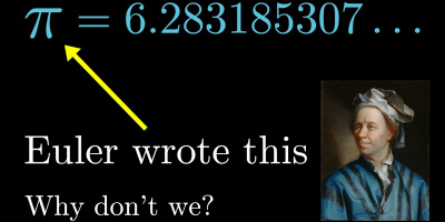 Hur π nästan blev lika med 6,283185…