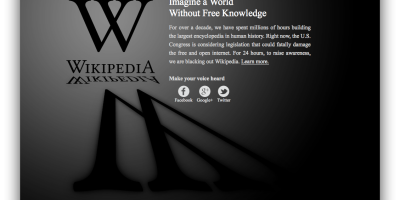 Wikipedia nedsläckt