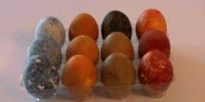 Glad påsk 2009! (Hur man färgar ägg med naturfärger)