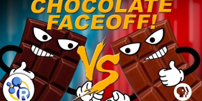 Kemin i mjölkchoklad och mörk choklad