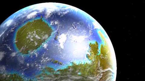 Hur planeten Mars skulle se ut med vatten