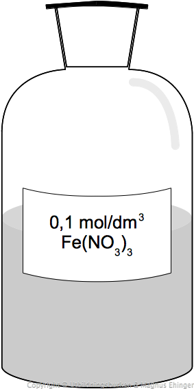 C) 0,1M järn(III)nitrat