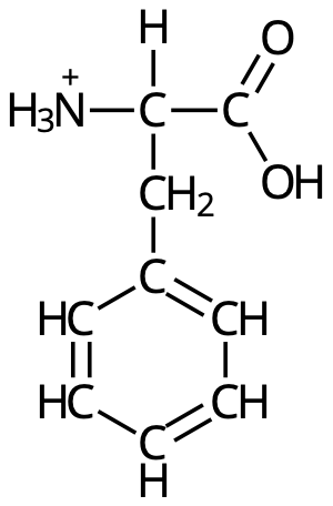 Fenylalanin vid pH=1