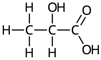 Mjölksyra (2-hydroxipropansyra).